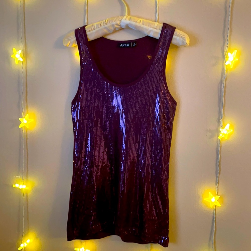 Apt 9 sequin tank tops